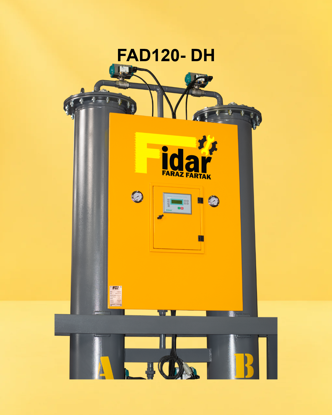 درایر جذبی هیتردار FAD120-DH فیدار | هوای فشرده